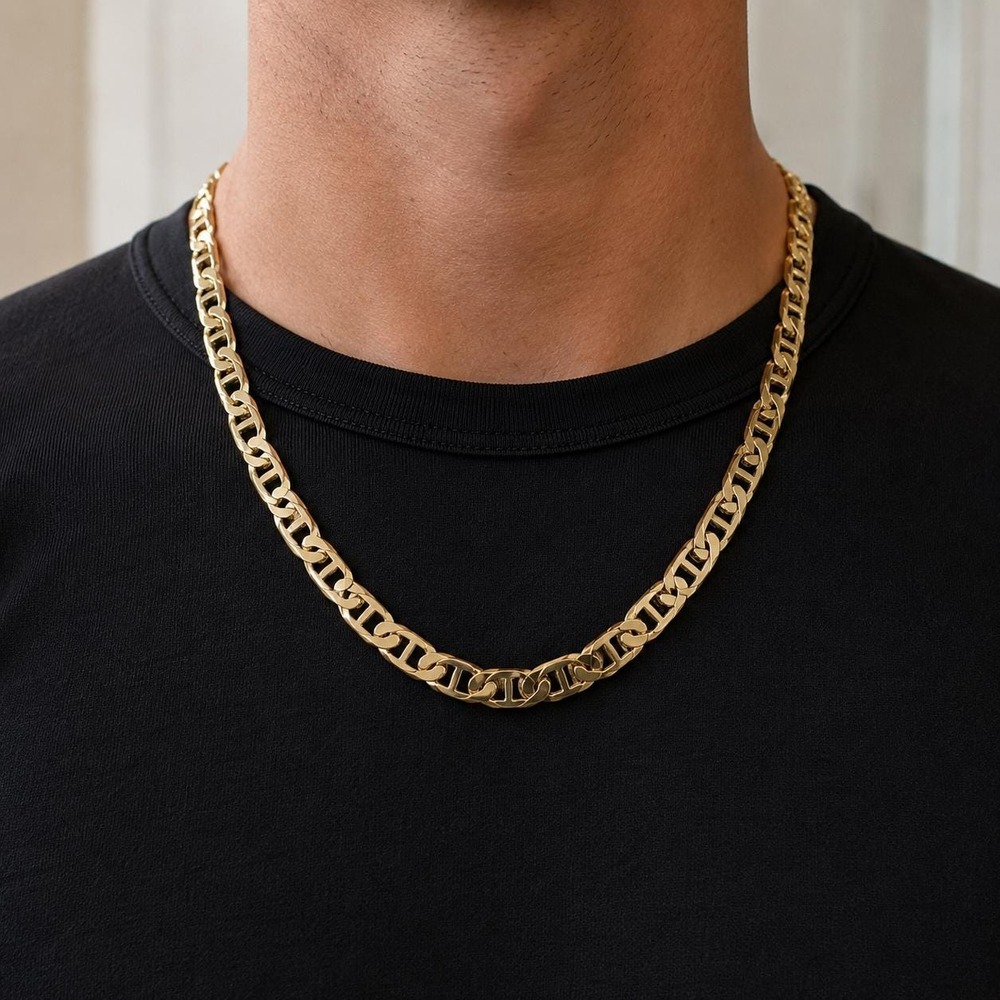Heavy 75g Men's Gold Metal Cuban Link Chain